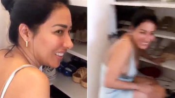 Simaria é flagrada arrumando closet e bagunça é exposta pela filha - Instagram