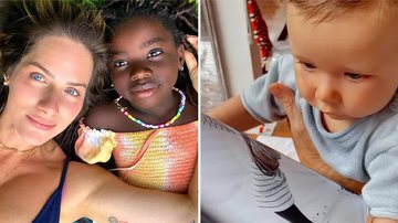 Giovanna Ewbank flagra reação fofa de Zyan ao ver Titi em capa de revista - Instagram