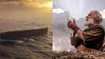 A trama mostrou a devastação do dilúvio e a aliança de Deus com Noé; confira! - Reprodução/Record TV