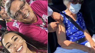 Filha de Eduardo Galvão celebra vacinação da avó - Instagram