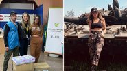 Liziane Gutierrez rebate críticas por fotos com tanque na Ucrânia: "As pessoas não entenderam" - Reprodução/Instagram
