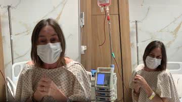 Tratando câncer, Susana Naspolini chora após transfusão de sangue - Instagram