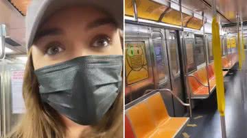 Ex-BBB Rafa Kalimann relata desespero ao ficar presa em metrô - Instagram