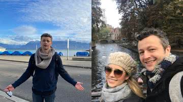 Marido de Sandy, Lucas Lima se declara à cantora durante viagem romântica na Europa - Instagram