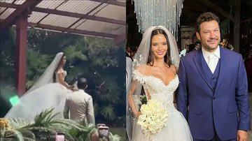 Noiva de João Bosco entra no altar a cavalo e tem casamento recheado de famosos - Reprodução/Instagram