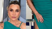 Sem lingerie, Flávia Alessandra atiça Otaviano com pernão em fenda profunda: "Linda" - Reprodução/Instagram