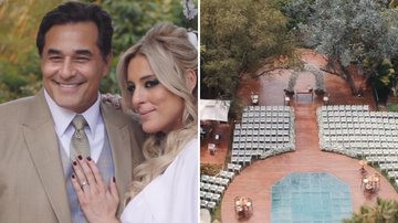 Luciano Szafir exibe decoração riquíssima em vídeo do casamento: "Aliança eterna" - Reprodução/Instagram