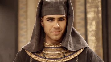 Protagonista da última fase da trama, o ator viveu momentos desafiadores até seu personagem se tornar governador do Egito - Reprodução/ Record TV