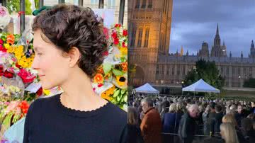 Namorada de Murilo Benício, Cecilia Malan espera seis horas na fila do velório da rainha Elizabeth II - Reprodução/Instagram
