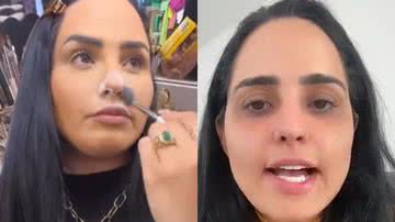 Perlla é criticada após dica inusitada em tutorial de maquiagem: "Faz mal" - Reprodução/ Instagram