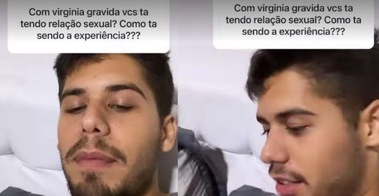 Sertanejo abriu a intimidade ao lado da youtuber e garantiu ativa 