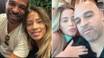 O ex-jogador Adriano Imperador se acerta com esposa após divórcio relâmpago: "Brigar é normal!" - Reprodução/Instagram