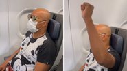 Anderson Leonardo, do Molejo, tem cura do câncer anunciada em voo: "Muito felizes" - Reprodução/Instagram