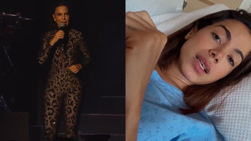 Internada, Anitta se emociona ao receber homenagem de Ivete Sangalo: “Inspiração” - Reprodução/Multishow/Instagram