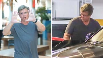 O diretor Boninho deixa Porsche em casa e vai ao shopping com Ferrari vermelha de R$ 3,9 milhões; confira imagens - Reprodução/AgNews