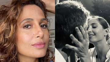 Discreta, Camila Pitanga dá beijão de língua no namorado e viraliza na web: "Gatilho" - Reprodução/Instagram