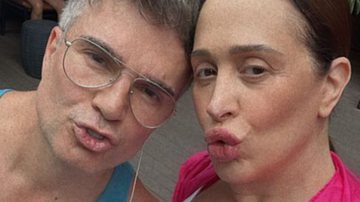 Com o marido, Claudia Raia deixa barrigão para fora na academia: "Malhando com ele" - Reprodução/Instagram