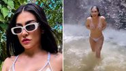Mostrou tudo! Cleo Pires toma banho de cachoeira com biquíni de tule transparente - Reprodução/ Instagram