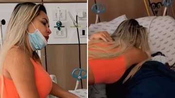 A advogada e ex-peoa Deolane Bezerra chora ao encontrar mãe na UTI: "Amor da família vale mais" - Reprodução/Instagram