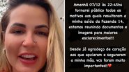 Deolane Bezerra decreta guerra contra a Record TV e monta dossiê: "Tornarei público" - Reprodução/ Instagram