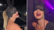 A apresentadora Eliana vira coelhinha sexy e esbanja ousadia em festa de máscaras: "Como é bom" - Reprodução/Instagram