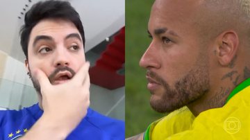 Felipe Neto massacrou os jogadores da Seleção Brasileira após derrota para a Croácia - Reprodução/Instagram/Globo