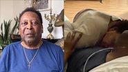 Após suposta morte, filha de Pelé surge abraçada com o pai no hospital: "Na luta" - Reprodução/Instagram