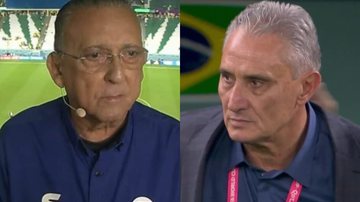 Galvão Bueno voltou a alfinetar Tite e as seleções do ex-técnico da seleção brasileira - Reprodução/Globo