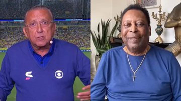Galvão Bueno comentou sobre o estado de saúde de Pelé - Reprodução/Globo/Instagram