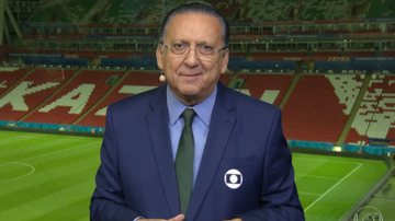Galvão se desculpa ao vivo - Reprodução/TV Globo