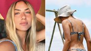 De costas, Giovanna Ewbank posa de biquíni ao lado do caçula e web reage: "Tá grandão" - Reprodução/Instagram