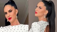Sem sutiã, Graciele Lacerda sensualiza de vestido aberto e provoca fãs: "Mulherão" - Reprodução/Instagram