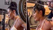 A musa fitness Gracyanne Barbosa treina pesado e chega ao limite com macacão coladinho: "Incentivo" - Reprodução/Instagram