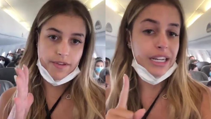 Influenciadora sofre assédio durante voo e fica desesperada: "Inacreditável" - Reprodução/Instagram