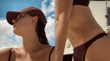 Isis Valverde escandaliza só de fio-dental em ângulo ousado: "Corpo inacreditável" - Reprodução/Instagram