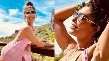Em Noronha, Juliana Paes exibe corpo ao natural e beleza sem retoques - Reprodução/Instagram