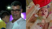 Juliano Cazarré contou como está a filha, internada na UTi de um hospital em São Paulio - Reprodução/RedeTV!/Instagram