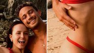A atriz Larissa Manoela agarra namorado, o ator André Luiz Frambach, de biquíni fininho em Fernando de Noronha: "Especial" - Reprodução/Instagram