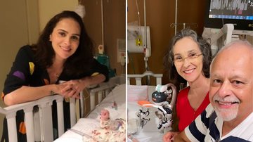 A esposa de Juliano Cazarré, Leticia Cazarré, agradece os pais por passarem o Natal ao lado da filha na UTI; confira a declaração emocionante - Reprodução/Instagram