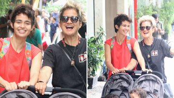 Que enormes! Nanda Costa e a esposa surgem em passeio com as gêmeas Kim e Tiê - AgNews