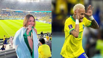 De volta ao campo, Neymar recebe homenagem da ex-namorada - Instagram