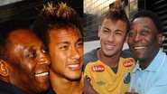 Neymar resgata memória antiga com Pelé no Santos Futebol Clube e lamenta: "Eterno" - Reprodução/Instagram
