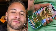 Neymar tem mensagem vazada e web especula quem mandou: "Bruna?" - Reprodução\Instagram
