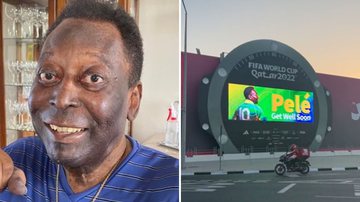 No Catar, FIFA presta apoio a Pelé após piora no estado de saúde: "Fique bem logo" - Reprodução/Instagram
