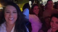 Regina Casé mostrou aos seguidores a festa final com o elenco de Todas as Flores - Reprodução/Instagram