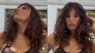 Solteira, Isis Valverde exibe barriga zerada em biquíni pequeno e web não resiste: "Deusa" - Reprodução\Instagram