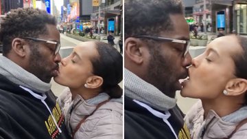 Beijo de Taís Araújo e Lázaro Ramos no meio da rua gera críticas: "Vergonha alheia" - Reprodução/ Instagram