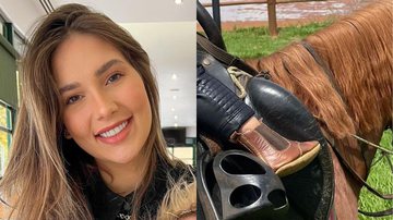 Com roupa de cowgirl, filha de Virginia Fonseca surge montada em cavalo - Instagram