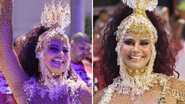 Dois meses após dar à luz, Viviane Araújo se joga no samba com look transparente cheio de brilho em desfile no Rio; veja - Reprodução/AgNews