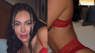 Aline Mineiro escandaliza só de lingerie vermelha e enlouquece fãs: "Mulherão" - Reprodução/Instagram